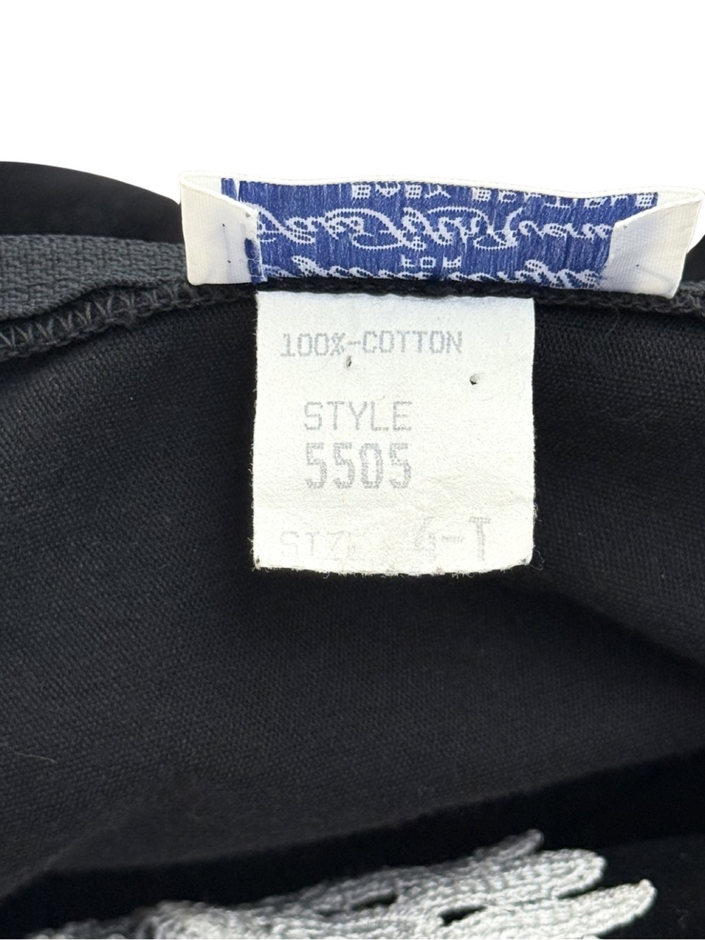 Vintage Sylvia Whyte Saks Fifth Avenue Pink Roses Black Velvet Dress Girls 4T - Picture 7 of 8